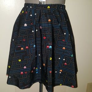 Poprageous Pac Man Skirt L